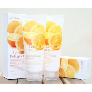 Gel Tẩy da chết hoa quả làm trắng da Arrahan Whitening Peeling Gel Hàn Quốc 180ml (Vị cam)
