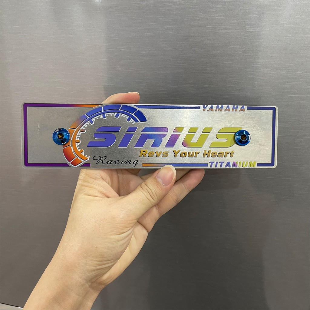 Bảng tên xe máy Sirius - Mẫu hot nhất hè
