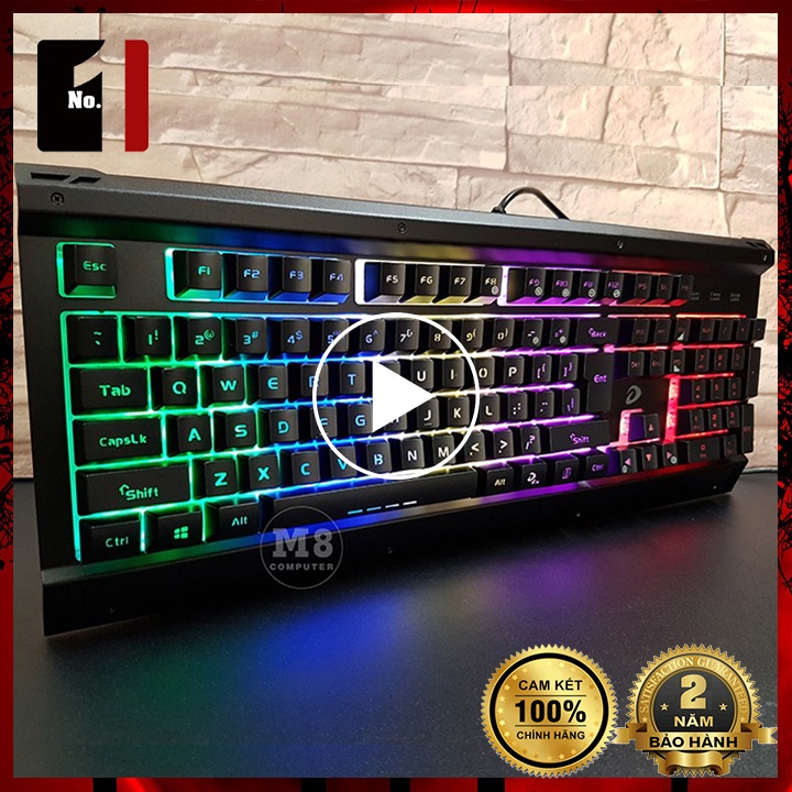 Bàn Phím Giả Cơ Gaming Máy Vi Tính DAREU LK145 Led RGB Bàn Phím Dây Game Thủ Chuyên Game Laptop Pc