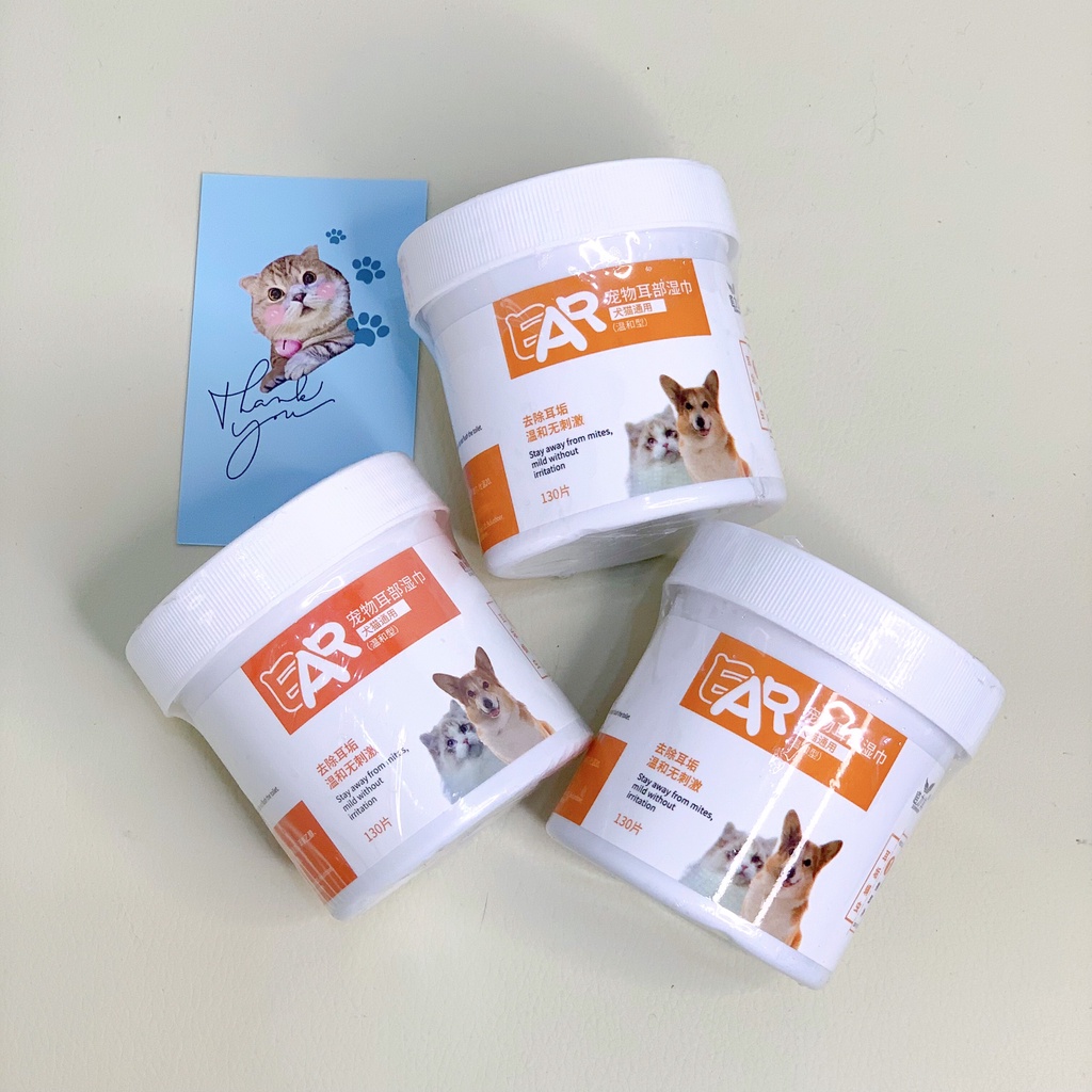 Khăn Ướt Lau Mắt Tai Chó Mèo - Không Cồn| Xòi ML Petshop
