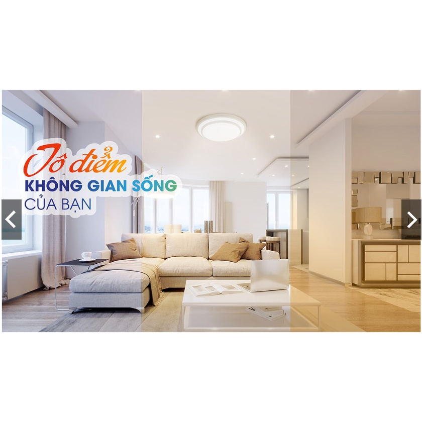 Đèn LED Ốp trần đổi màu 40W Rạng Đông LN16 ĐM 480/40W