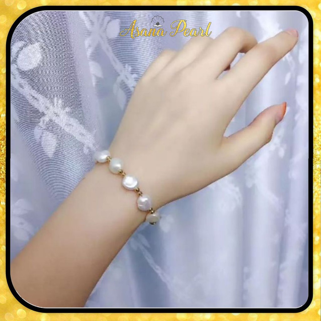 Lắc tay bạc mạ vàng -trai thật