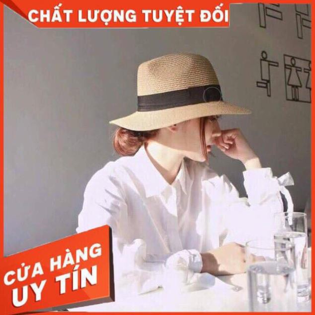 [ SALE SỐC ] Mũ Cói Thời Trang Nam Nữ Cực Đẹp - Mũ Cói Đi Phượt, Du Lịch, Đi Biển Cực Đẹp cho Nam Nữ RiBô