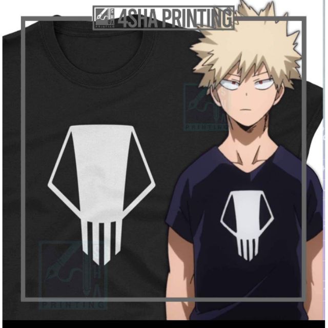 Áo thun BAKUGO SKULL MY HERO ACADEMIA ANIME mẫu mới AESTHETIC COSPLAY giá rẻ nhất