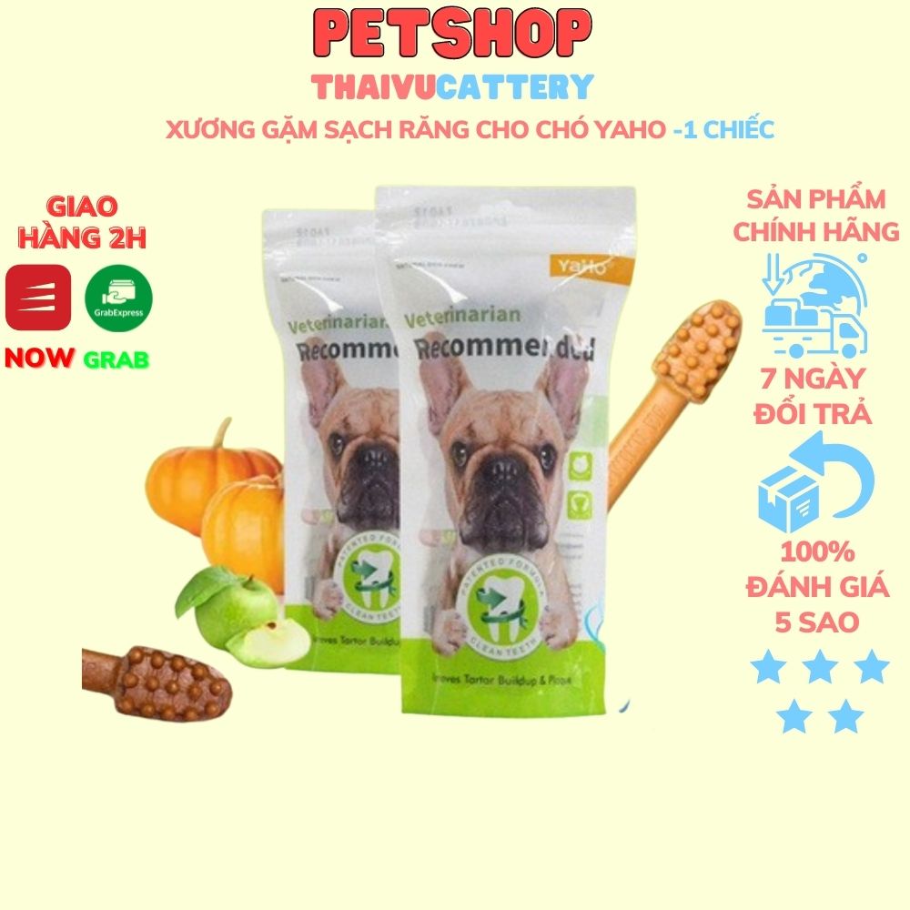 XƯƠNG GẶM SẠCH RĂNG CHO CHÓ YAHO -1 chiếc