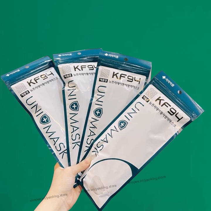 Khẩu trang Uni Mask, tiêu chuẩn Hàn quốc KF94 ( 1 CÁI )