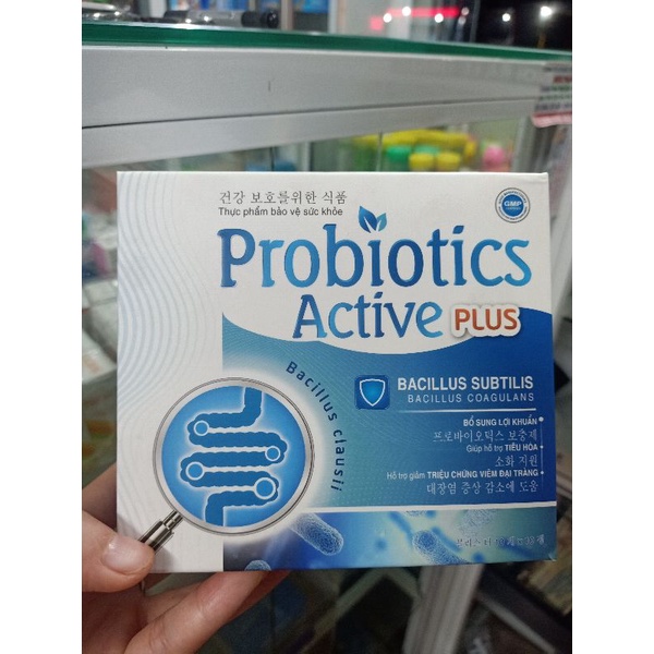 Men tiêu hoá PROBIOTICS Active plus Giúp hỗ trợ tiêu hoá cho trẻ em và người lớn