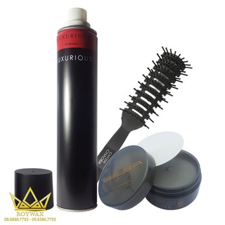 Combo Gôm Luxurious và Sáp Seba