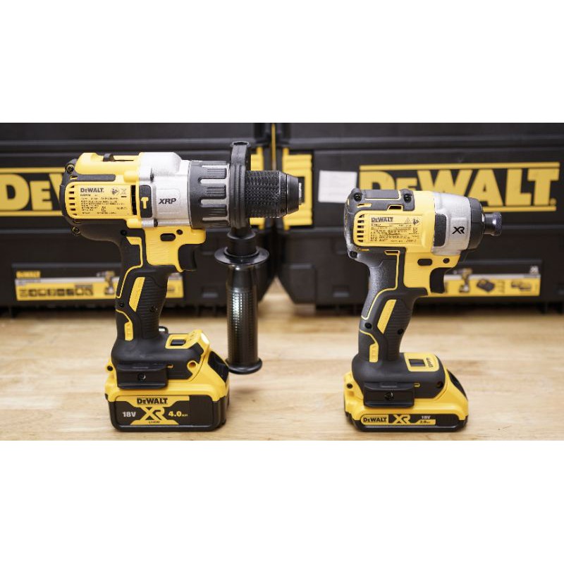 DMTT Combo Dewalt DCD996 + DCF887 + 1 Pin 2Ah + 1 Pin 4ah+  Sạc 115 + Túi