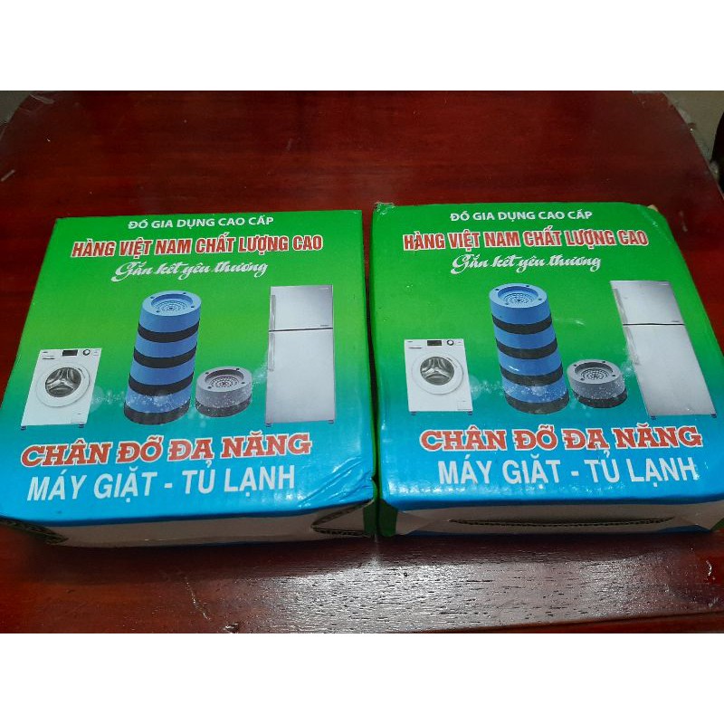 [GIÁ SỐC] Bộ 4 miếng lót máy giặt, tủ lạnh cao su, đế lót chống rung, giảm tiếng ồn siêu bền cao cấp(có ship trong ngày)