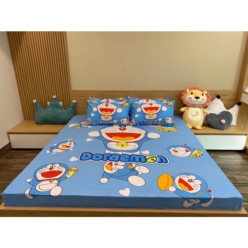 Bộ Ga Gối 3 Món Cotton Tina - DORAEMON