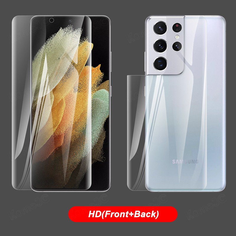 Miếng Dán Bảo Vệ Màn Hình Bằng Hydrogel Mềm Cho Samsung Galaxy S21 S21+ S20 S20+ S10 S10+ S10e FE Ultra