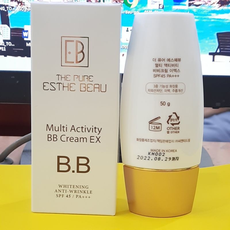 (CHÍNH HÃNG) Kem BB Hàn Quốc The Pure Esthe Beau - Kem nền - Kem lót trang điểm - Kem chống nắng Hàn Quốc | BigBuy360 - bigbuy360.vn