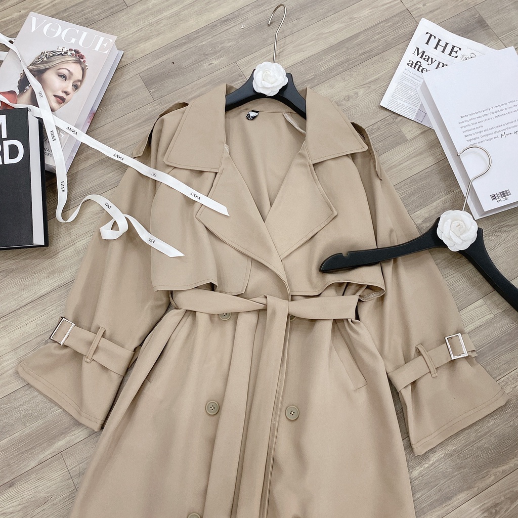 Áo khoác Mangto nữ dáng dáng dài một lớp Mint Colorful | BigBuy360 - bigbuy360.vn