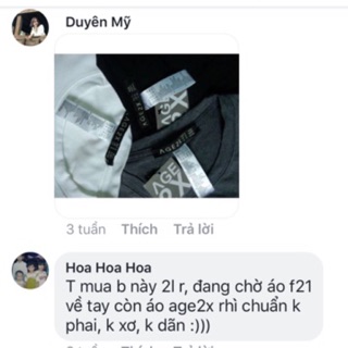 Combo 2 áo thun Age2x
