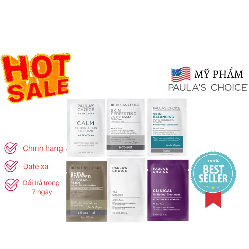 [CÁC LOẠI] Sample Paula’s Choice Dưỡng Da | BigBuy360 - bigbuy360.vn