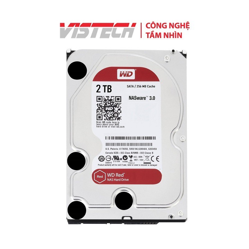 Ổ cứng chuyên dụng cho NAS HDD Wertern Digital Red Plus 3.5 inch