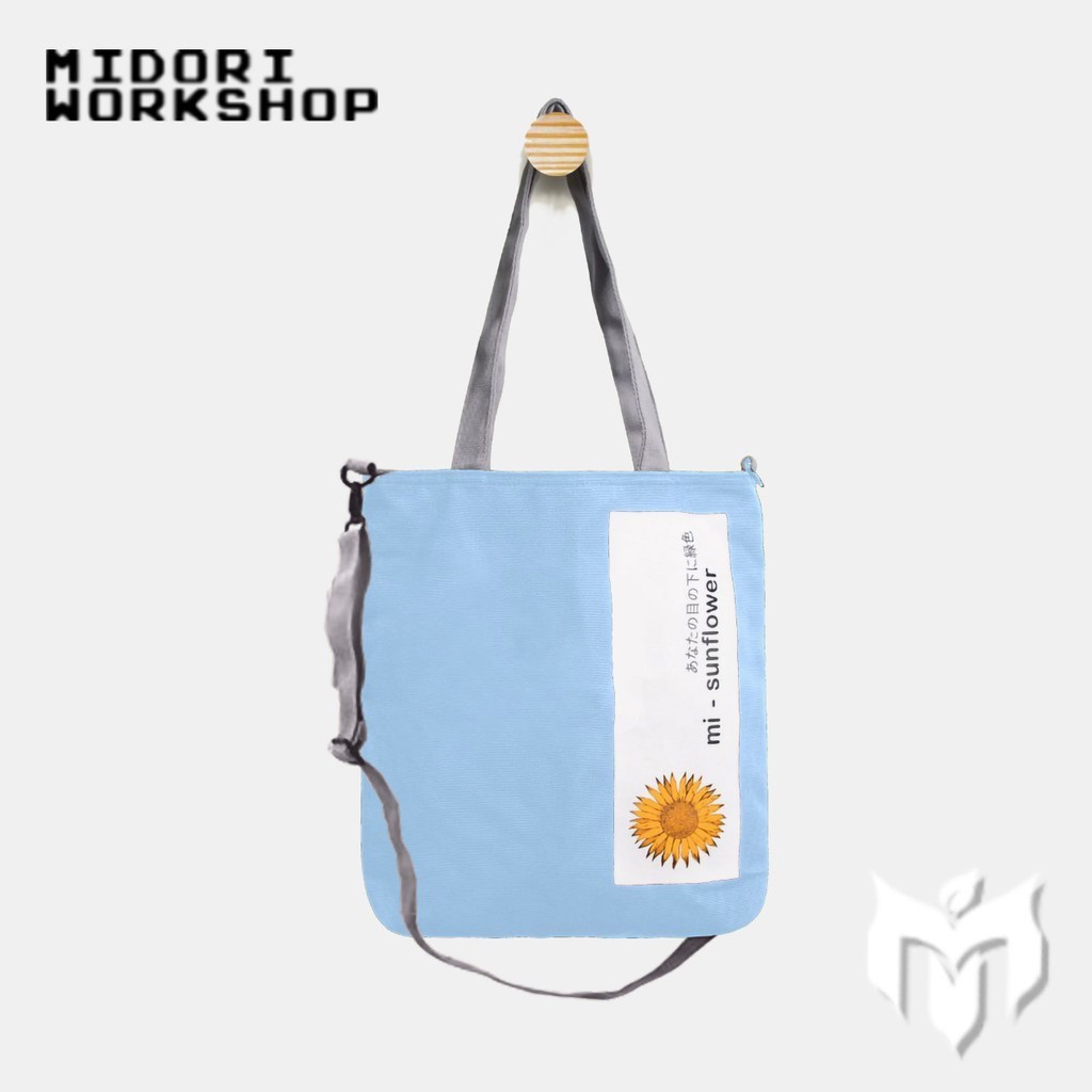 Shop chọn mẫu ngẫu nhiên Túi đeo chéo và tote 2 trong 1 cao cấp Local Brand Mi Midori