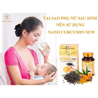 Nghệ Nano Curcumin New, dạng Viên [Viện Hàn Lâm] - hết đau dạ dày- khuẩn HP