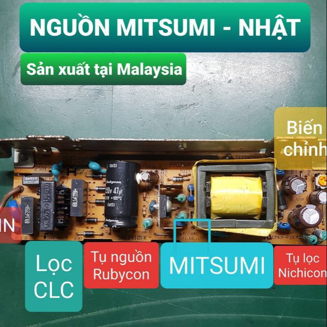 Nguồn xung tháo máy 24V 5A hàng nhật xịn