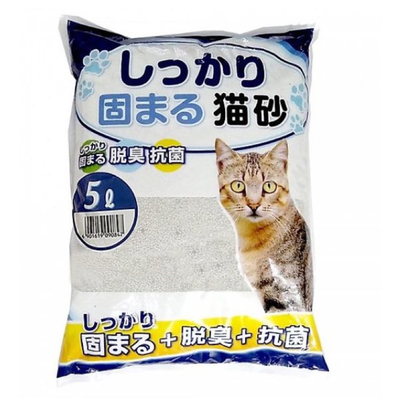 Cát Nhật Trắng 5L - Cát Vệ Sinh Cho Mèo Bao 5L