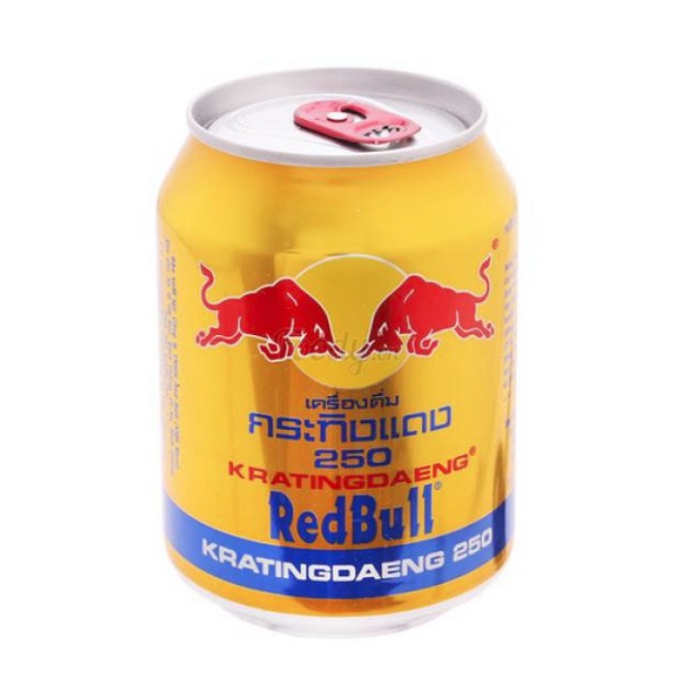 Lốc 6 Lon 250ml Bò Húc Redbull Thái Lan