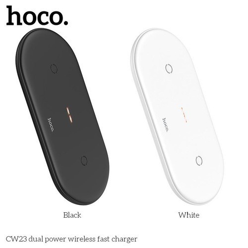 Đế sạc không dây hỗ trợ sạc nhanh Cw23 chính hãng hoco bảo hành đổi mới