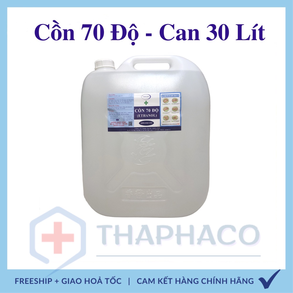 - Cồn Ethanol 70 Độ Sát Khuẩn ANNA PRO - Can 30 Lít