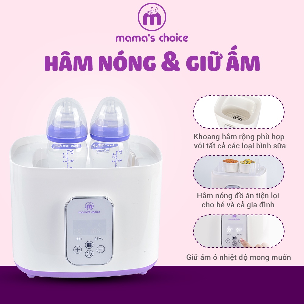 Máy Tiệt Trùng Sấy Khô và Hâm Sữa 5 in 1 Mama’s Choice