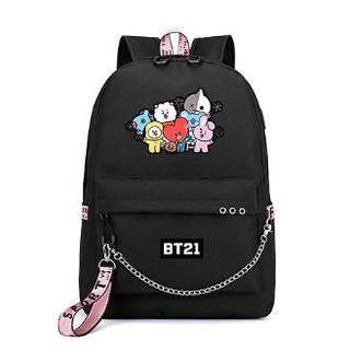 Balo đi học balo laptop bt21 bts đi học đi chơi