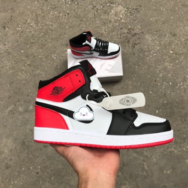 Giày Sneaker Jordan 1, Giày Thể Thao JD đen đỏ cao nam nữ loại đẹp | BigBuy360 - bigbuy360.vn