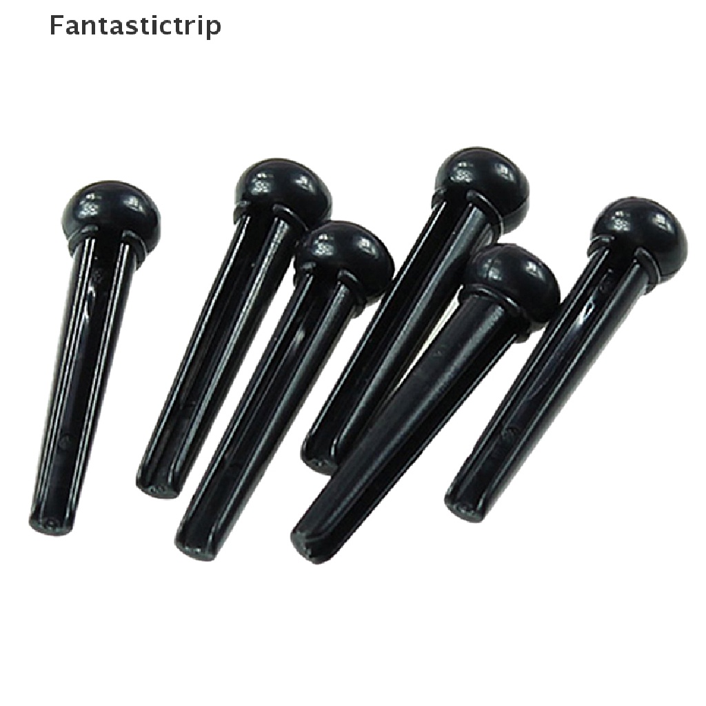 Bộ 6 Ghim Đàn guitar Bằng Gỗ Màu Đen