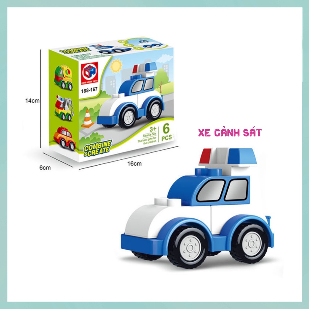 Lego Xếp Hình ô tô, Đồ Chơi Lắp Ghép ô tô, Xếp Hình Lắp Ráp Sáng Tạo Cho Bé