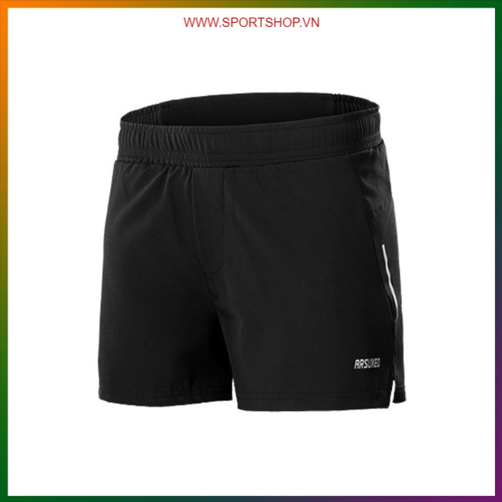 Quần chạy bộ nam ARSUXEO MS03, quần short thể thao 2 lớp (boxer) thiết kế 2 túi đa năng, siêu nhẹ, thoáng khí | BigBuy360 - bigbuy360.vn