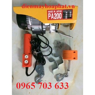 Tời điện mini pa 200, lõi đồng 100%.