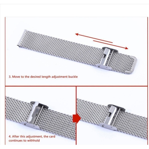 Dây Đeo Inox Milanese Cho Đồng Hồ Thông Minh OPPO Band eva