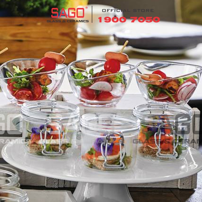 Hũ thủy tinh nắp cài Fido 130ml , 200ml (Bormioli Rocco) | Nhập Khẩu Italia