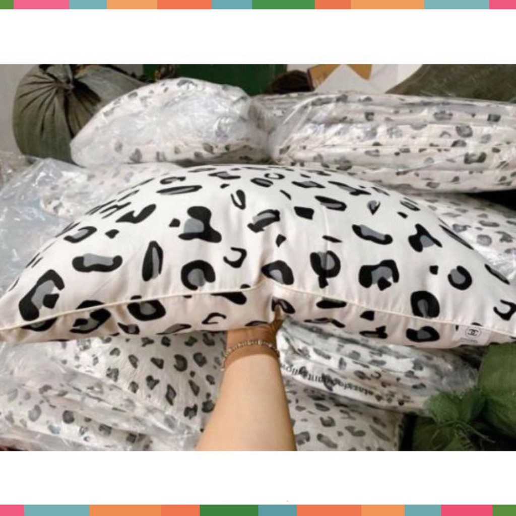 ́[ GIÁ CỰC RẺ ]  Cặp Gối Da Báo thương hiệu Nhập khẩu < CAM KẾT Y HÌNH >