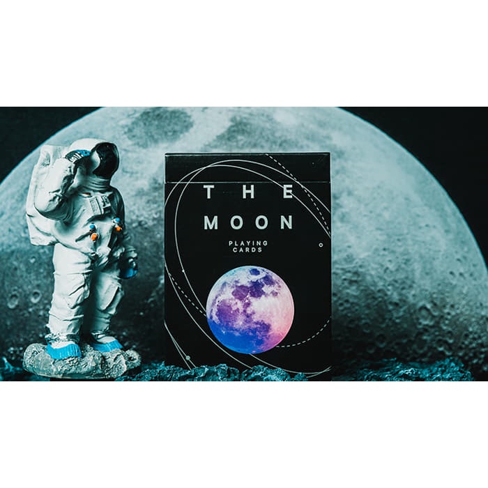 Bài Mỹ ảo thuật bicycle USA cao cấp : The Moon (Purple Edition) Playing Cards by Solokid