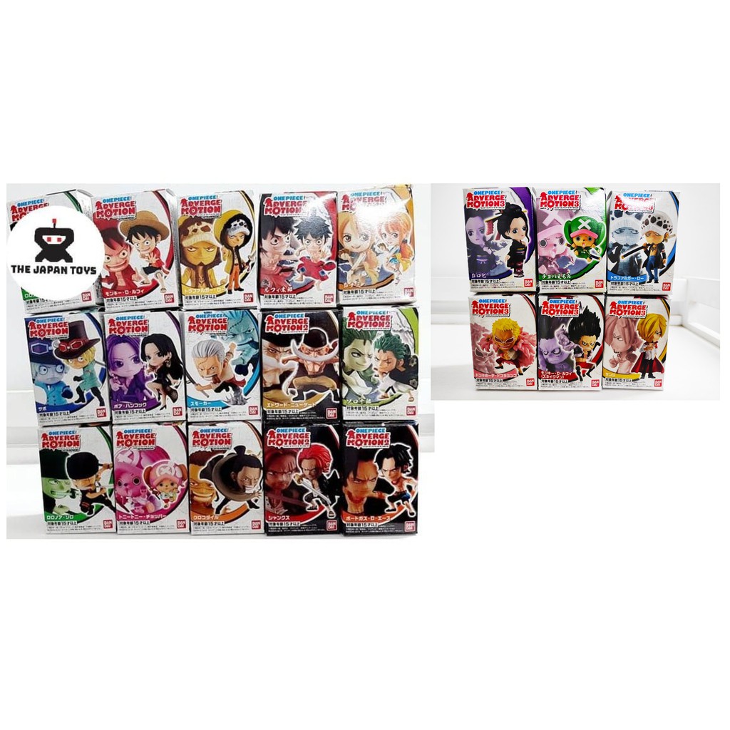 Mô hình tĩnh One Piece Adverge Motion STAMPEDE Set 1 Chính hãng