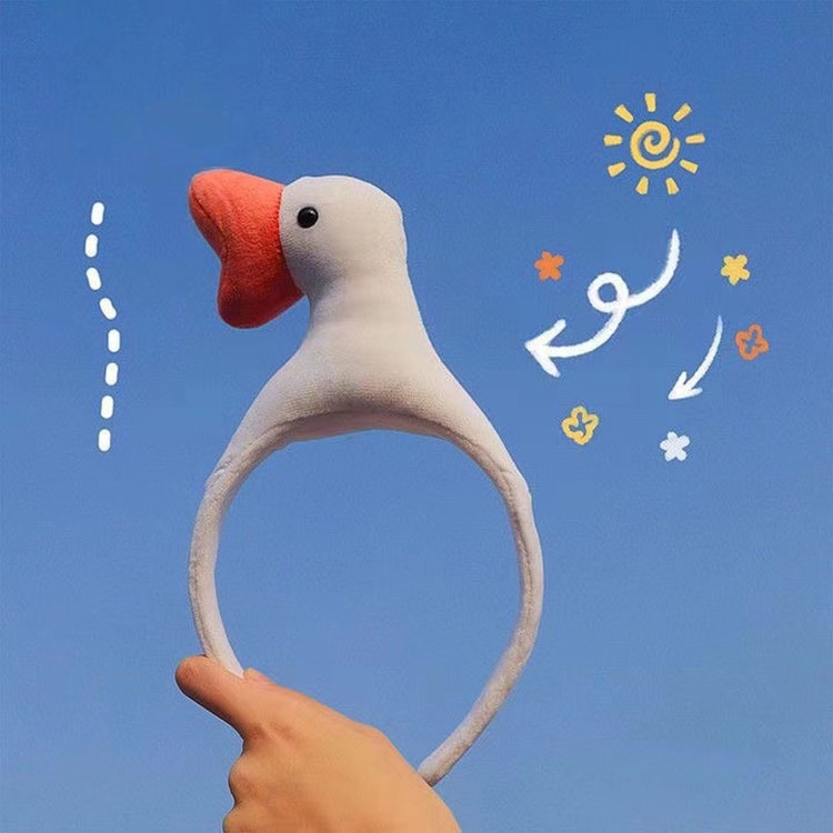 Cài tóc hình chú vịt hoạt hình đáng yêu cho nữ