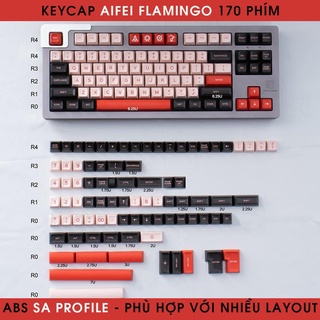 Keycap aifei flamingo abs sa profile 170 key