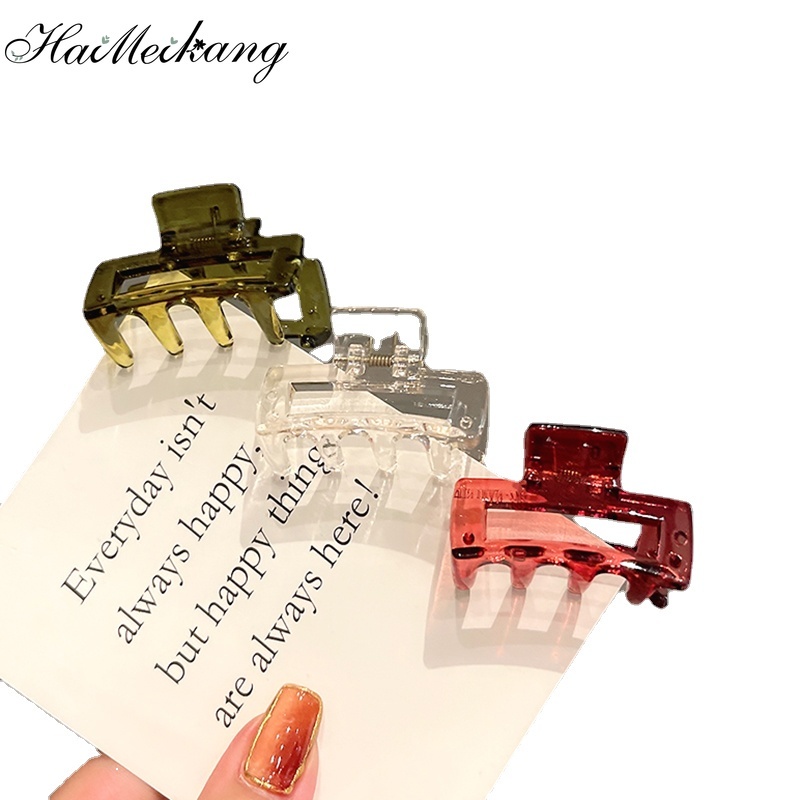 Set 3 kẹp tóc Haimeikang màu sắc retro thời trang cho nữ