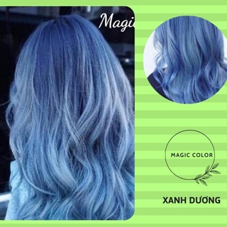 Thuốc nhuộm tóc màu xanh dương-colorking magic color caitu