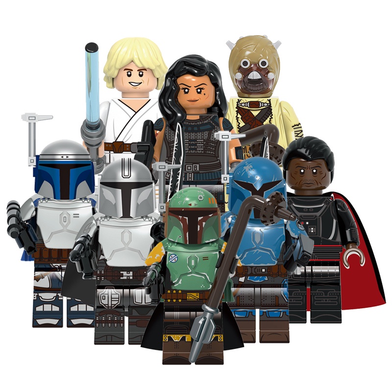 Mô Hình Đồ Chơi Nhân Vật Boba Fett Minifigures Star War Moff Gideon