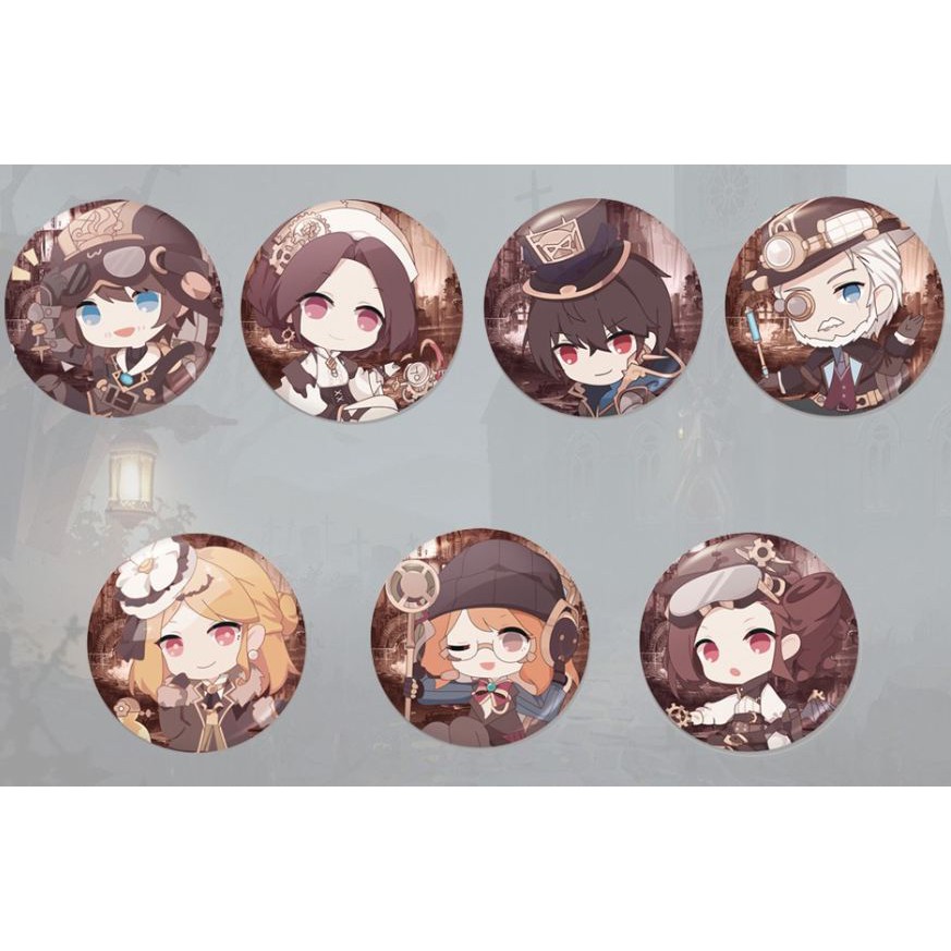 Huy hiệu IN HÌNH Identity V Nhân cách thứ năm game chibi