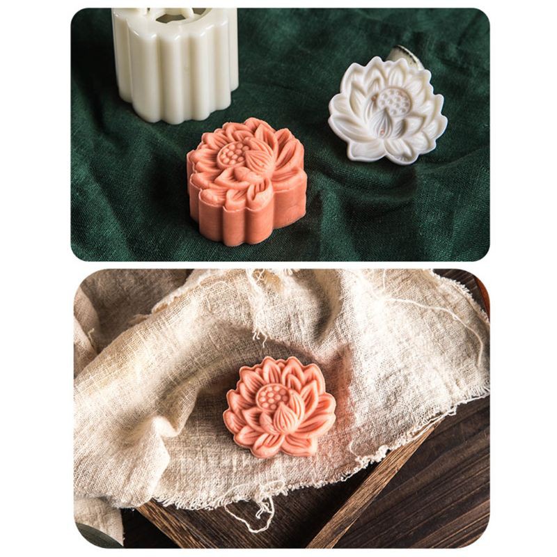 Khuôn Làm Bánh Trung Thu 50g Diy Tiện Dụng