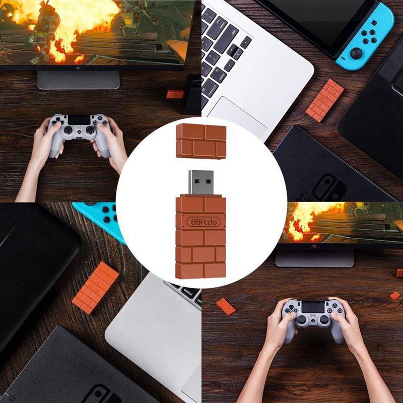 Usb Nhận Tín Hiệu Bluetooth 8bitdo Cho Nintendo Switch, Windows, Macos Android Tv Box, Raspberry Pi