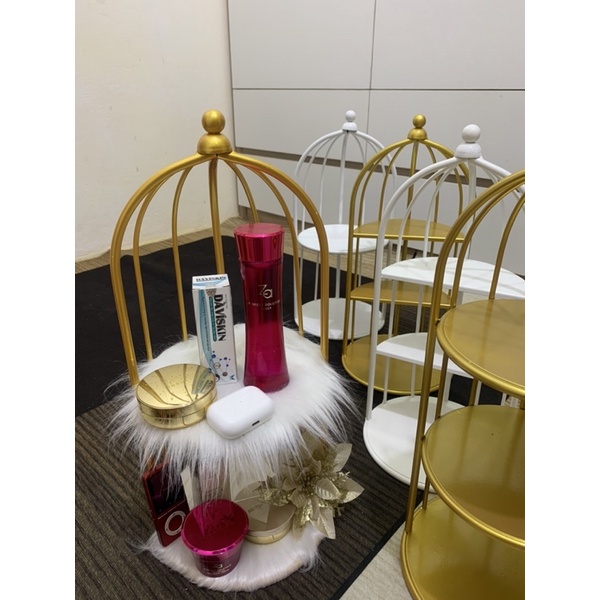 kệ mỹ phẩm lồng  (𝗛𝗮̀𝗻𝗴 𝗫𝗶̣𝗻 - 𝗦𝗶𝗲̂𝘂 𝗦𝗮𝗻𝗴) , kệ đựng mỹ phẩm để bàn