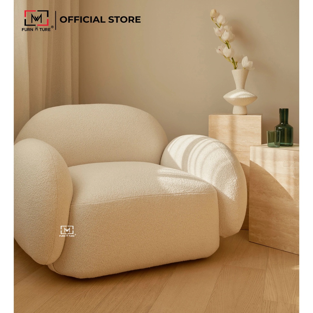 Sofa mini BUNNY thư giản hàn quốc cao cấp độc quyền thương hiệu MW FURNITURE